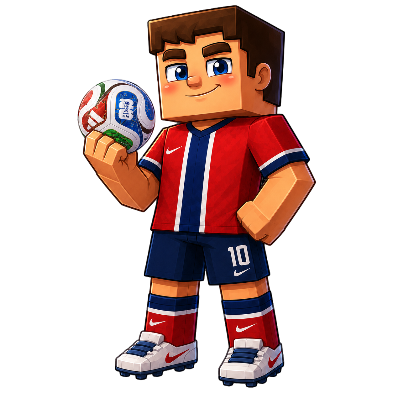 RiskSMP Soccer Mascot